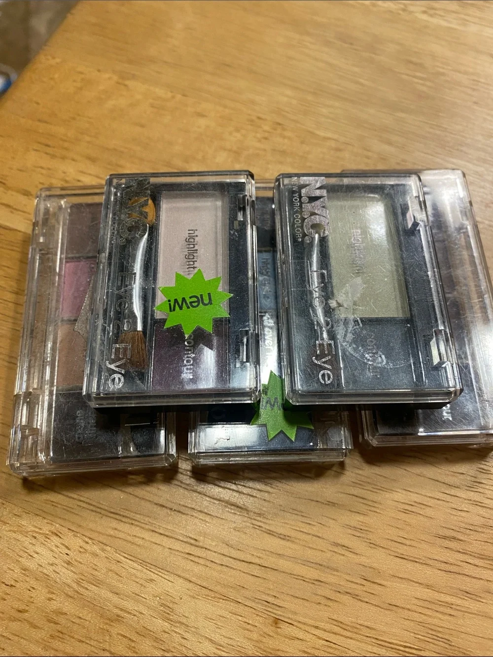 NYC Eyeshadow Palettes - Brown, Pink, Blue, Purple, White NWT